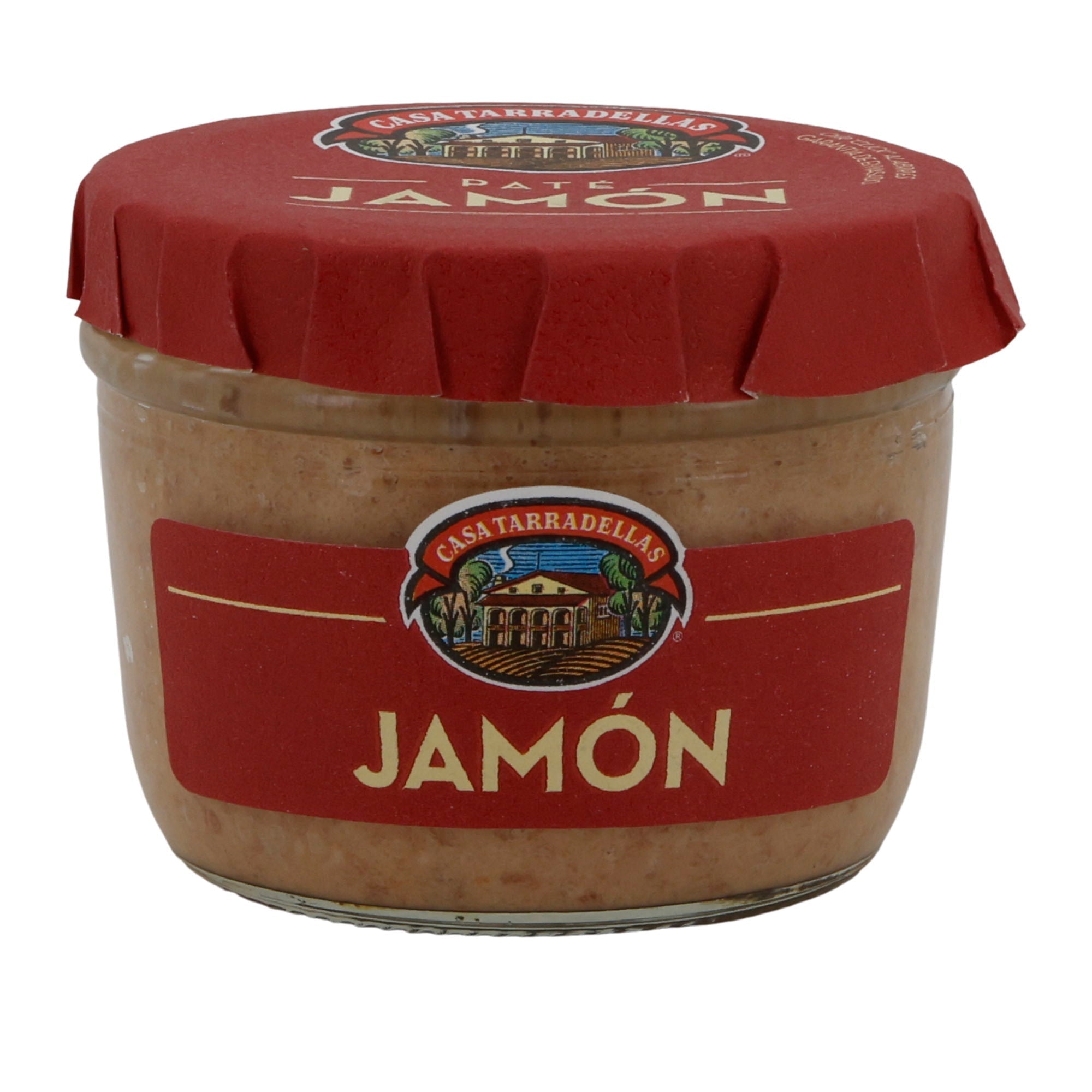 Paté Casa Tarradellas | Schinken-Aufstrich | glutenfrei & streichzart | 125g Glas Silca
